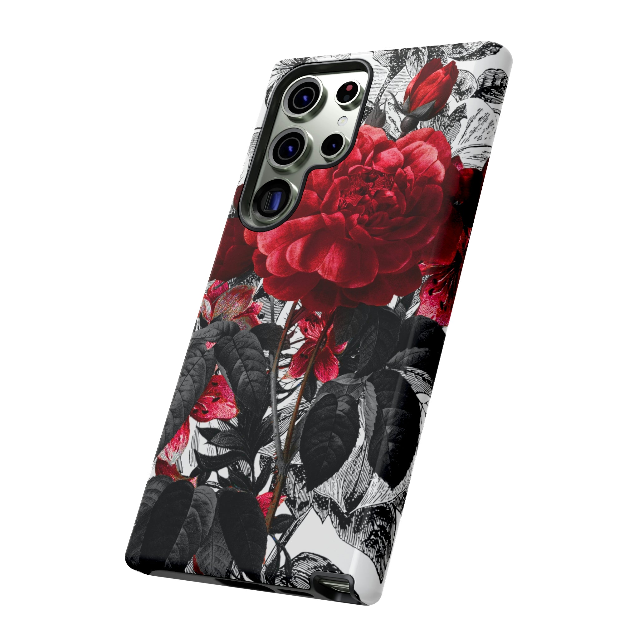 Grunicked Gothic Flower Samsung Case (Protective) Phone Case