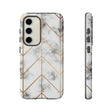 Golden Marble Android Case (Protective) Samsung Galaxy S23 Glossy Phone Case