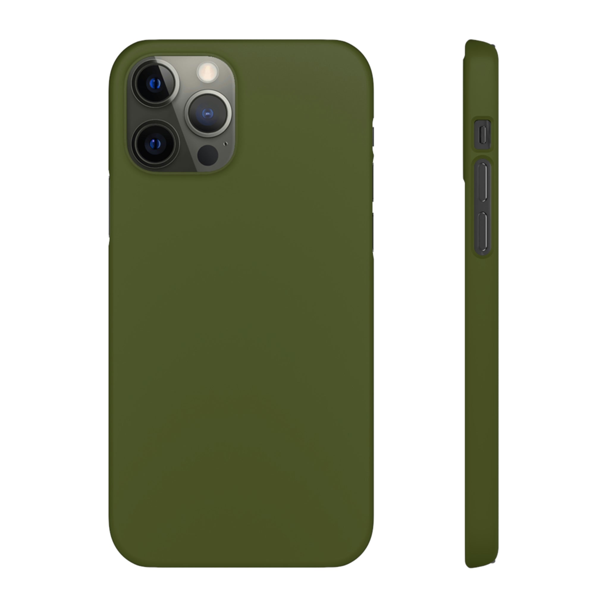 Army Green iPhone Case (Slim) iPhone 12 Pro Matte Phone Case