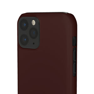 Dark Sienna Purple iPhone Case (Slim) Phone Case