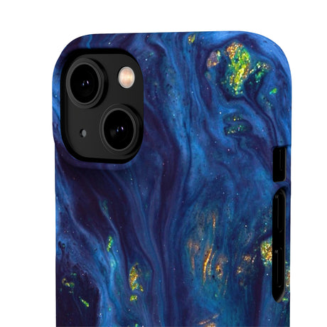 Green Opal Ink Art iPhone Case (Slim) Phone Case