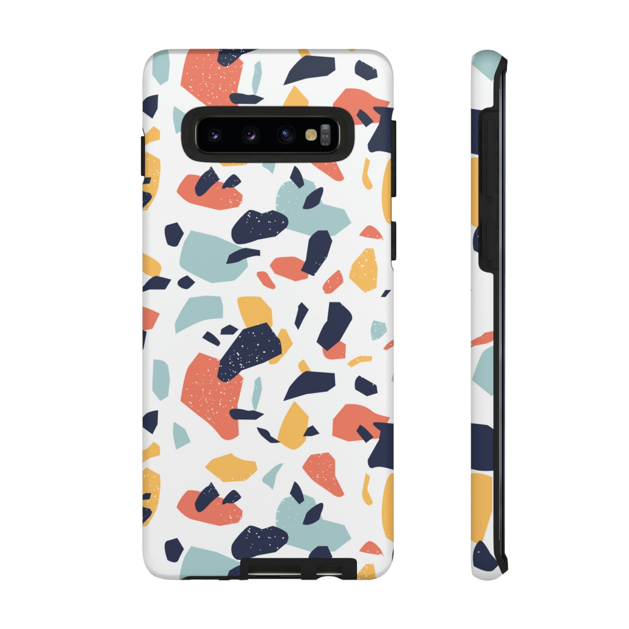 Colorful Terrazzo Android Case (Protective) Samsung Galaxy S10 Matte Phone Case