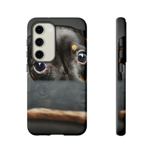 Dachshund Puppy Android Case (Protective) Samsung Galaxy S23 Glossy Phone Case