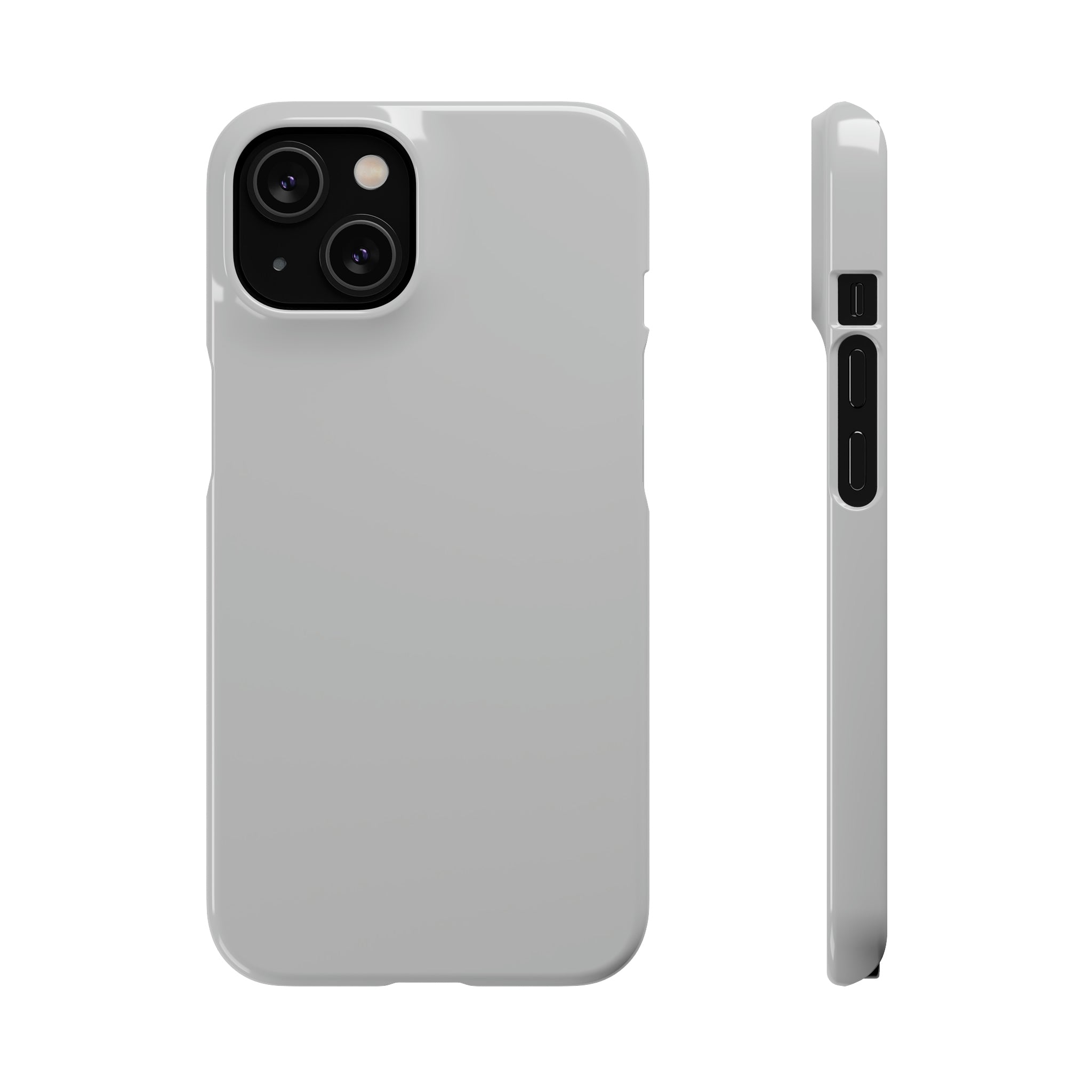 Gray iPhone Case (Slim) iPhone 14 Glossy Phone Case