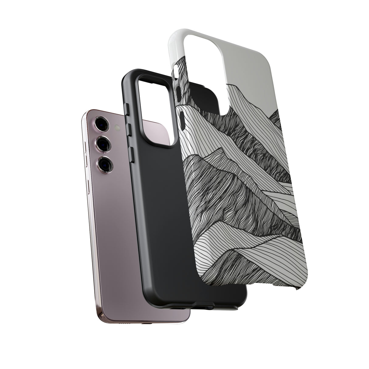 Mountain Line Art Android Case (Protective) Phone Case