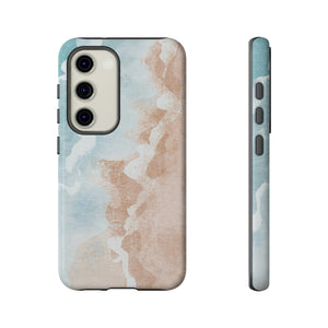 Boho Sea Beach Android Case (Protective) Samsung Galaxy S23 Glossy Phone Case