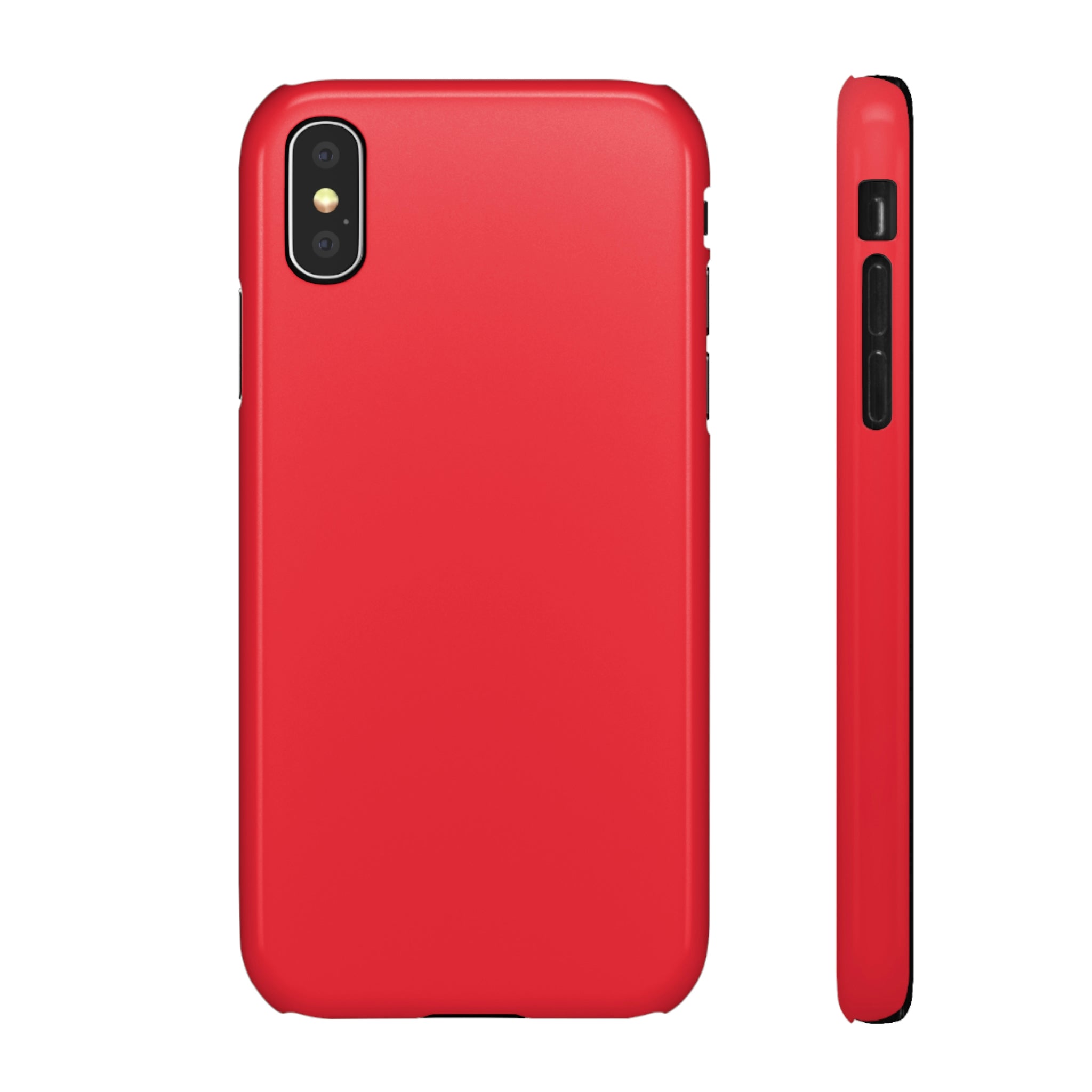 Imperial Red iPhone Case (Slim) iPhone X Glossy Phone Case