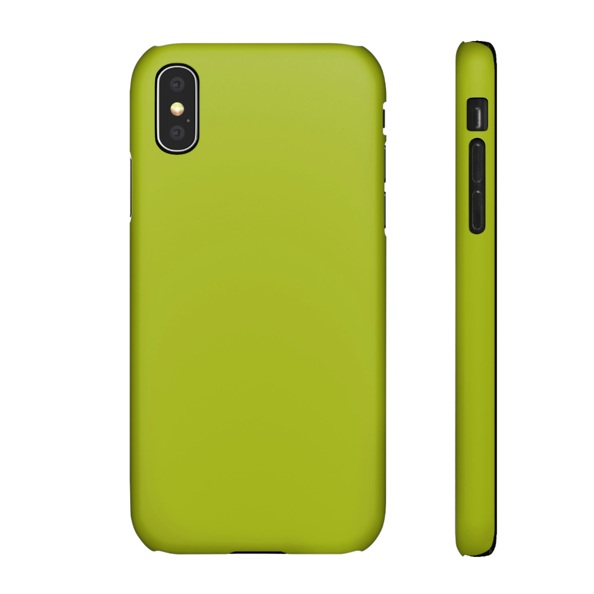 Acid Green iPhone Case (Slim) iPhone X Matte Phone Case