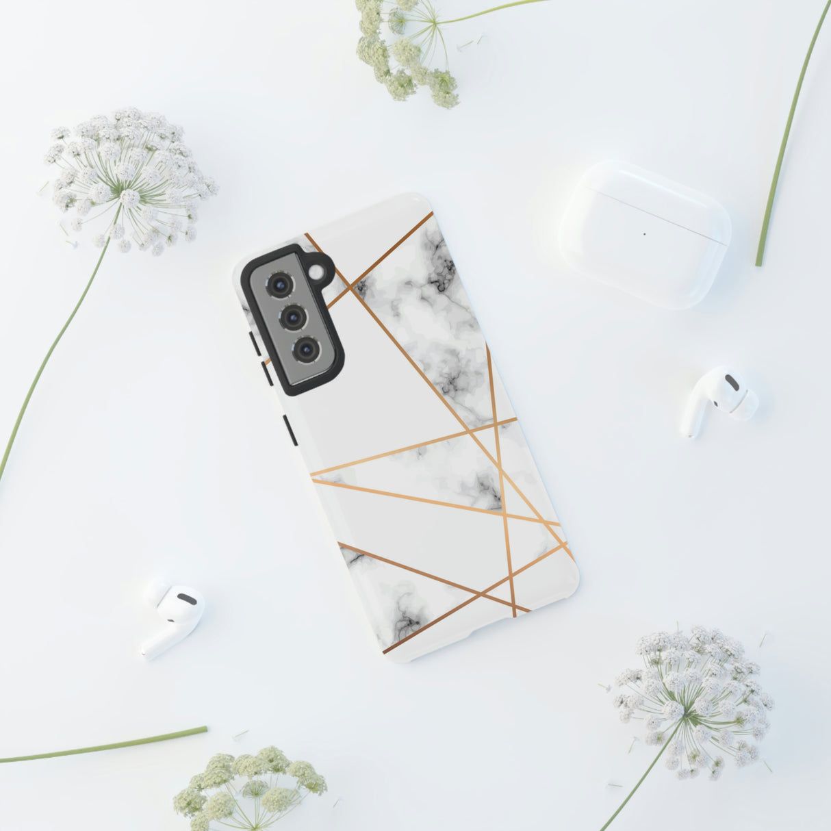 Marble Geometric Android Case (Protective) Phone Case