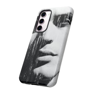 Black & White Pop Art Android Case (Protective) Phone Case