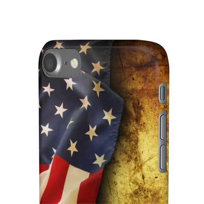 Close up of American flag Samsung/iPhone (Slim) iPhone 7 Glossy Phone Case