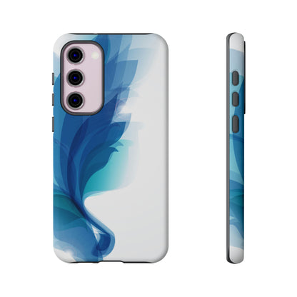 Blue Feathers Android Case (Protective) Samsung Galaxy S23 Plus Matte Phone Case