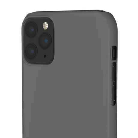 Dim Gray iPhone Case (Slim) Phone Case