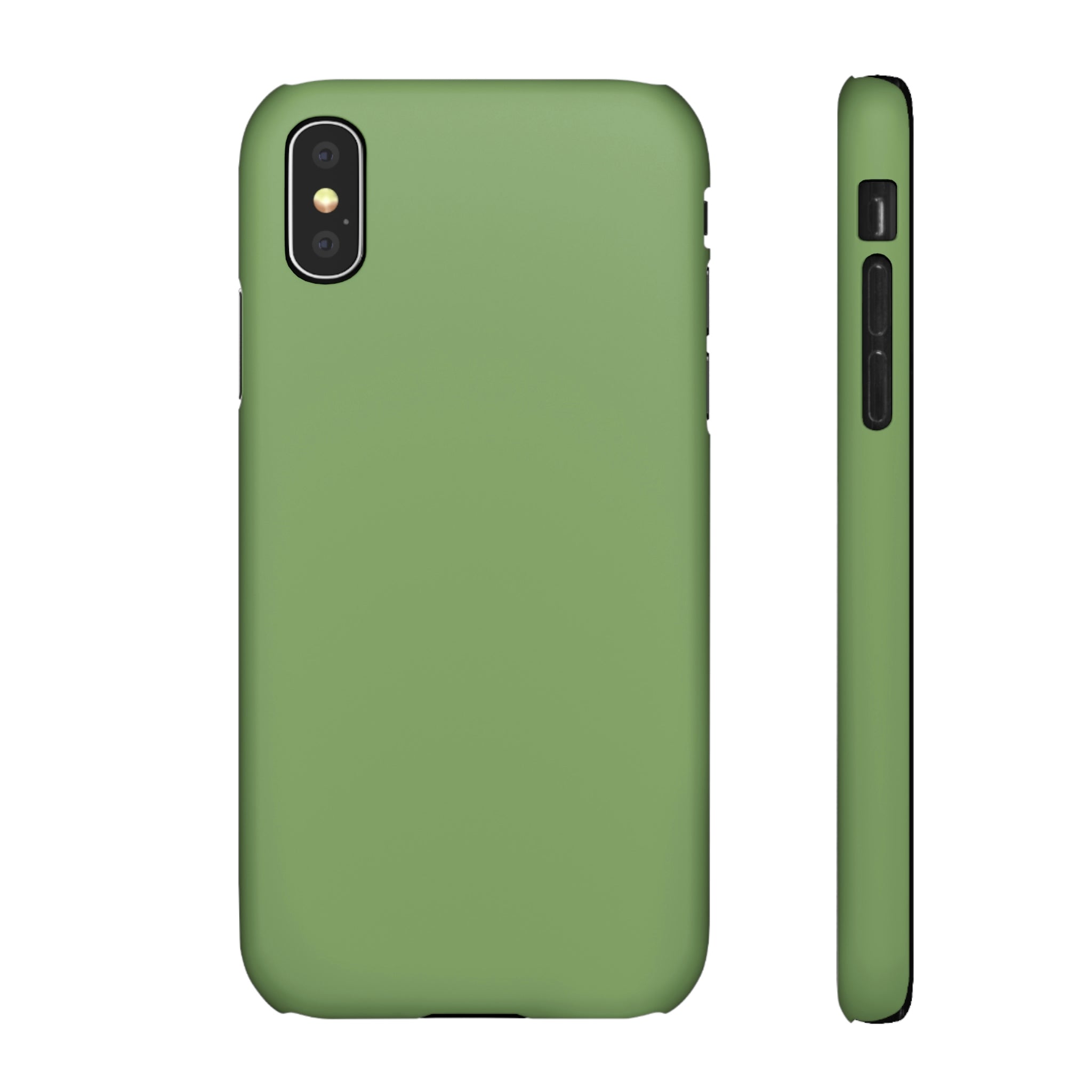 Asparagus Green iPhone Case (Slim) iPhone X Matte Phone Case