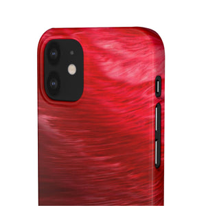 Red Feather Ink Art iPhone Case (Slim) Phone Case