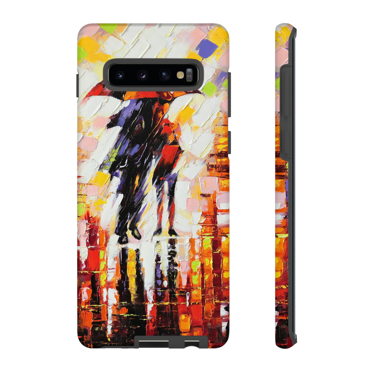 Rain Umbrella Android Case (Protective) Samsung Galaxy S10 Plus Matte Phone Case