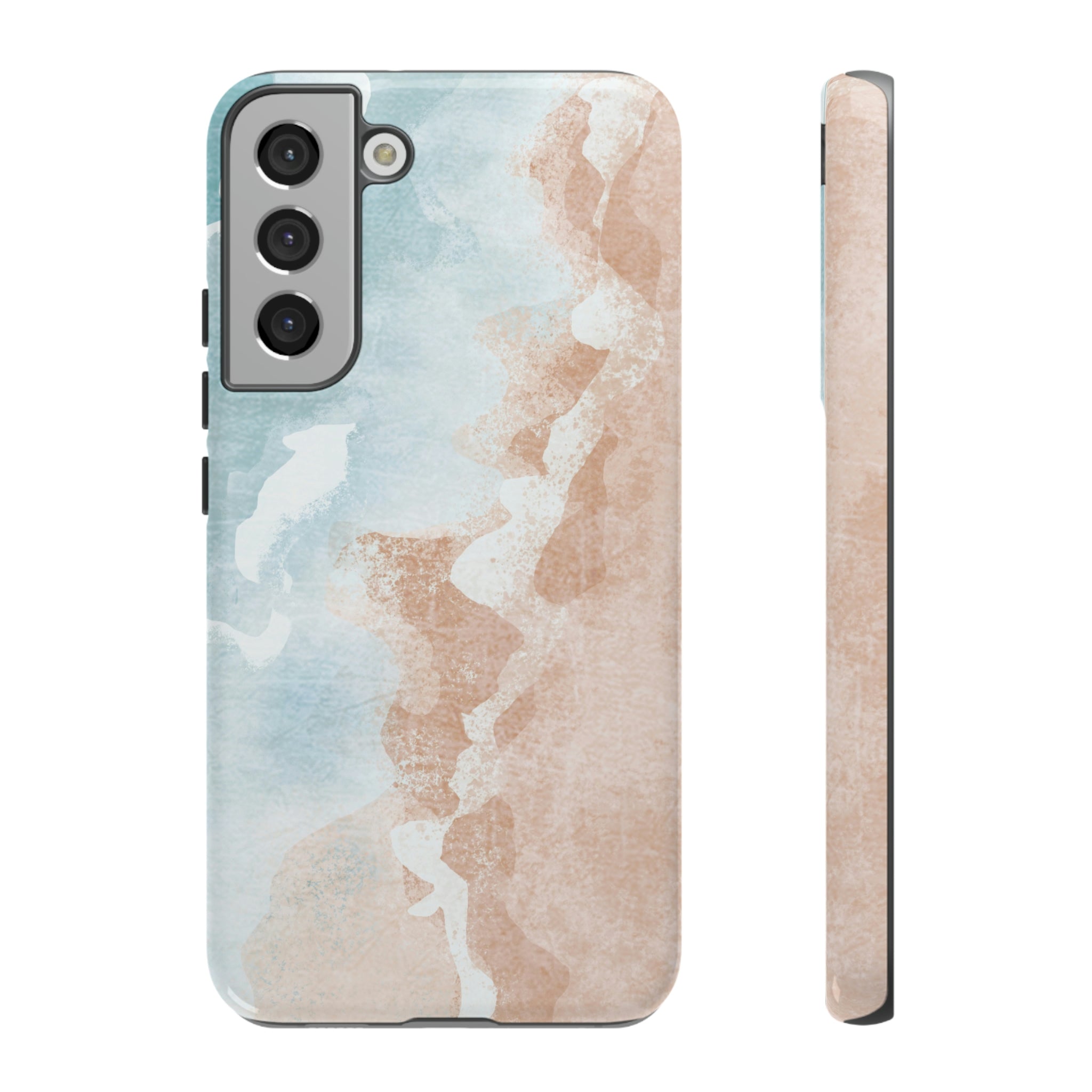 Boho Sea Beach Android Case (Protective) Samsung Galaxy S22 Plus Glossy Phone Case