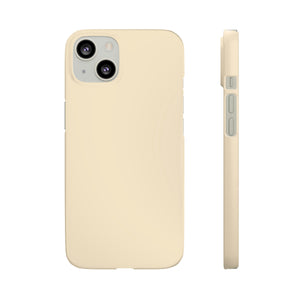 Blanched Almond iPhone Case (Slim) iPhone 13 Matte Phone Case