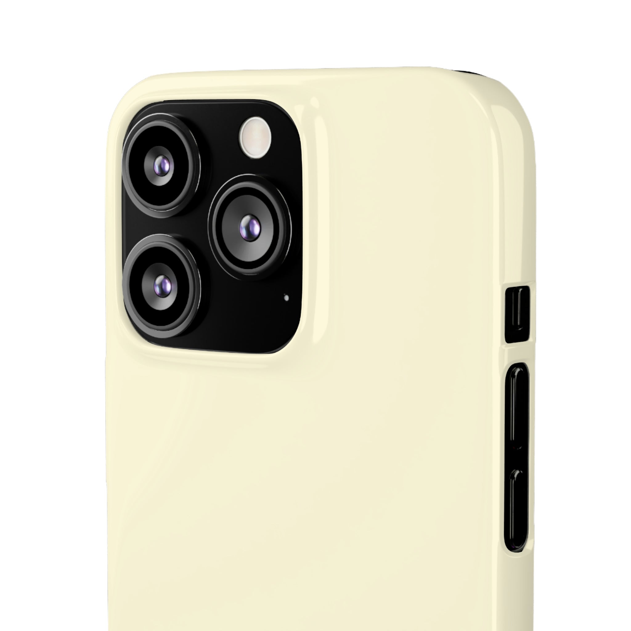 Cornsilk White iPhone Case (Slim) Phone Case