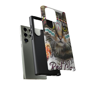 Red Cloud Cat Android Case (Protective) Phone Case