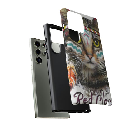 Red Cloud Cat Android Case (Protective) Phone Case