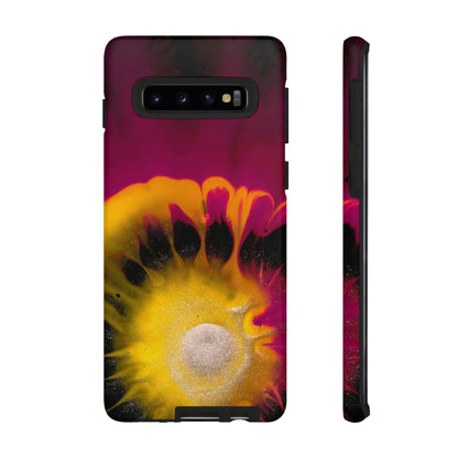 Deep Purple Ink Art Android Case (Protective) Samsung Galaxy S10 Matte Phone Case