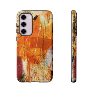 Abstract Orange Art Android Case (Protective) Samsung Galaxy S23 Plus Matte Phone Case