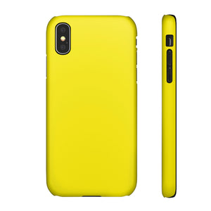 Aureolin iPhone Case (Slim) iPhone X Matte Phone Case