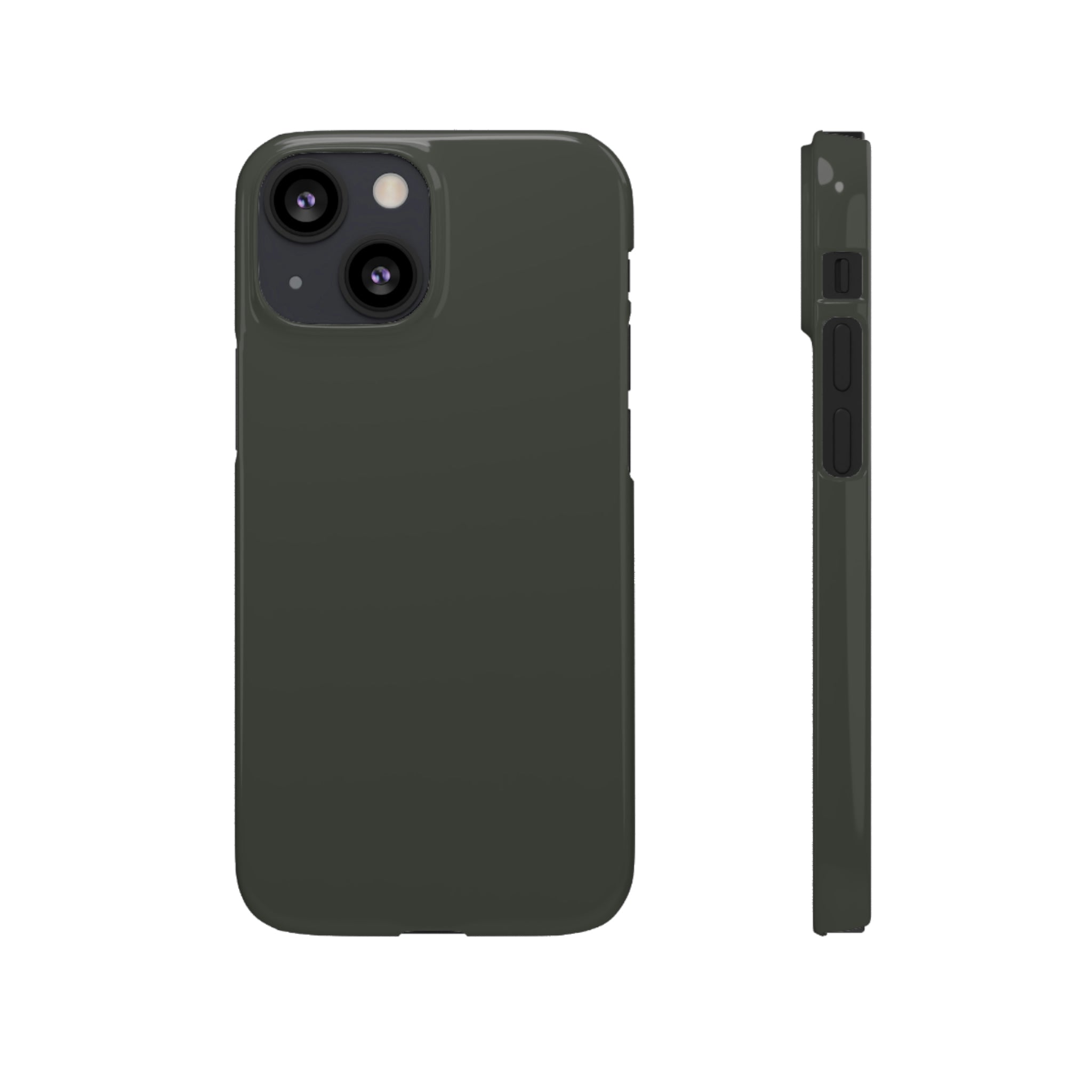 Black Olive iPhone Case (Slim) iPhone 13 Mini Glossy Phone Case