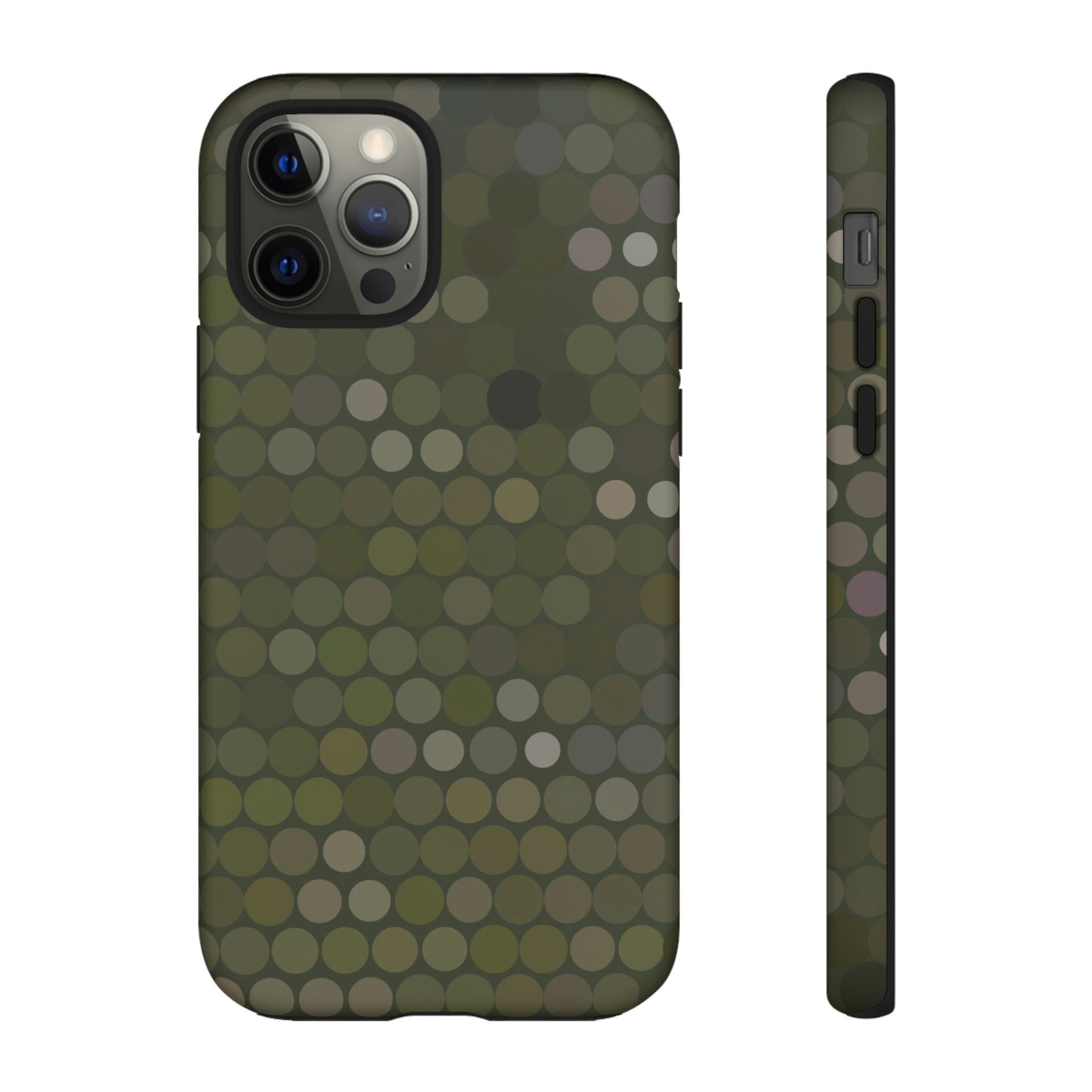 Military Dot Camo Phone case iPhone 12 Pro Matte Phone Case