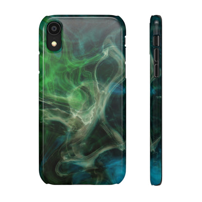 Green Marble iPhone Case (Slim) iPhone XR Glossy Phone Case