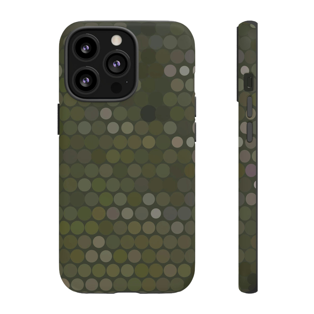 Military Dot Camo Phone case iPhone 13 Pro Matte Phone Case