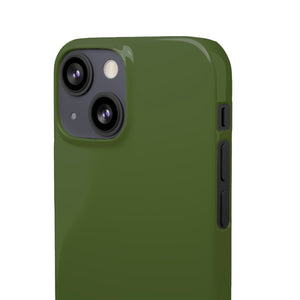 Dark Moss Green iPhone Case (Slim) Phone Case