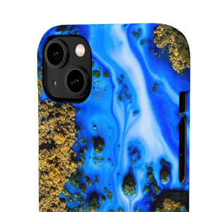 Blue River Ink Art iPhone Case (Slim) Phone Case