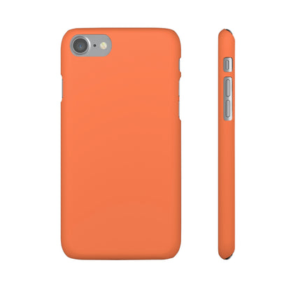 Coral Orange iPhone Case (Slim) iPhone 7 Matte Phone Case