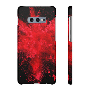 Red Explosion Samsung Case (Slim) Samsung Galaxy S10E Matte Phone Case