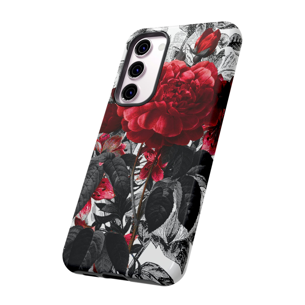 Grunicked Gothic Flower Samsung Case (Protective) Phone Case