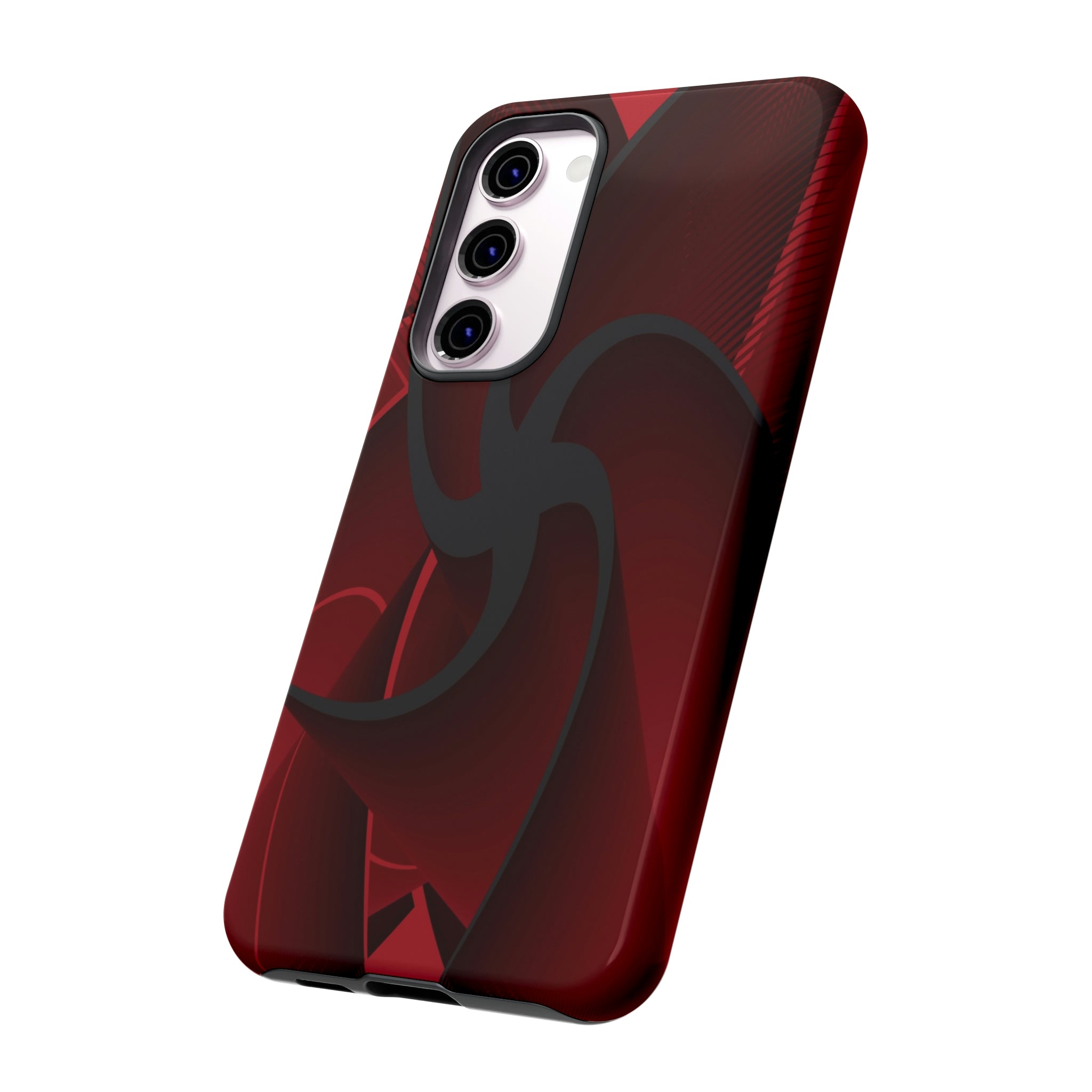 Red Liquid Spiral Android Case (Protective) Phone Case