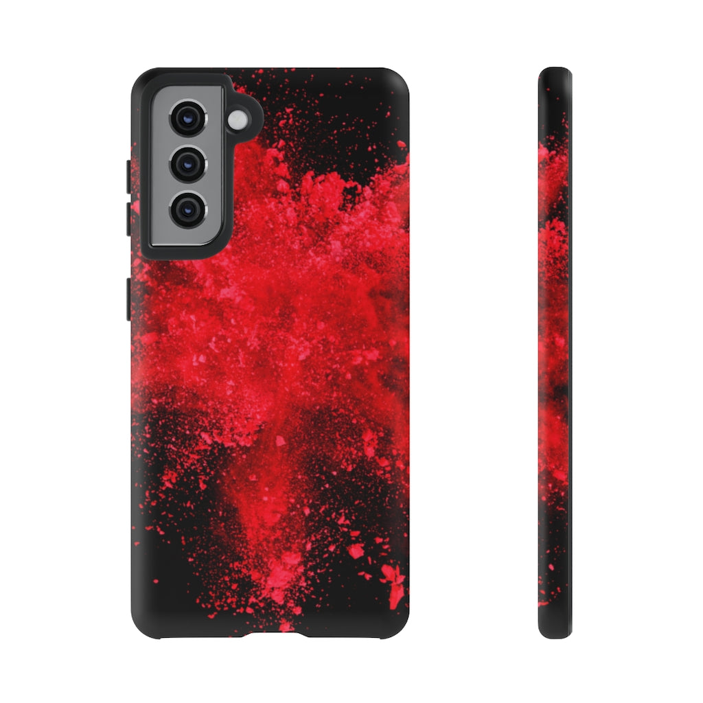 Red Explosion Andriod Case (Protective) Samsung Galaxy S21 Matte Phone Case