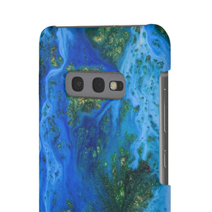 Blue Globe Ink Art Android Case (Slim) Phone Case