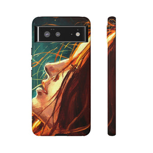 Girl at Night Android Case (Protective) Google Pixel 6 Glossy Phone Case