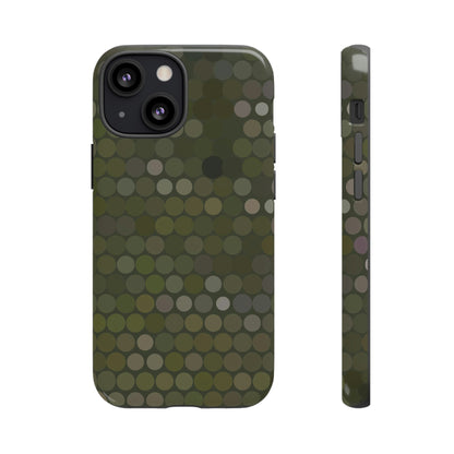 Military Dot Camo Phone case iPhone 13 Mini Glossy Phone Case