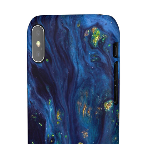 Green Opal Ink Art iPhone Case (Slim) Phone Case