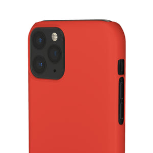 Cinnabar Red iPhone Case (Slim) Phone Case