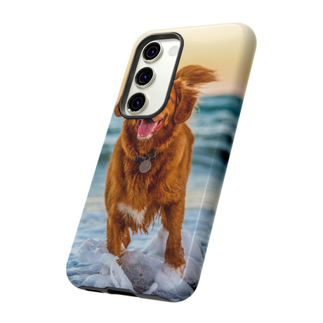 Happy Beach Dog Android Case (Protective) Phone Case