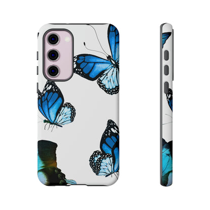 Blue Butterflies Android Case (Protective) Samsung Galaxy S23 Plus Matte Phone Case