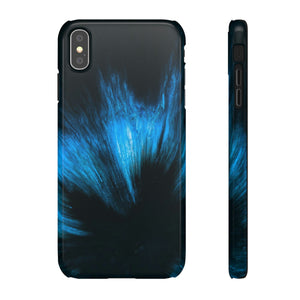 Midnight Shadow Ink Art iPhone Case (Slim) iPhone XS MAX Glossy Phone Case