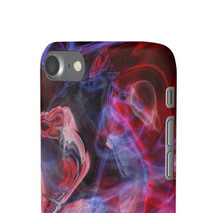 Red Marble iPhone Case (Slim) Phone Case