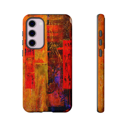 Red Oil Painting Android Case (Protective) Samsung Galaxy S23 Plus Matte Phone Case