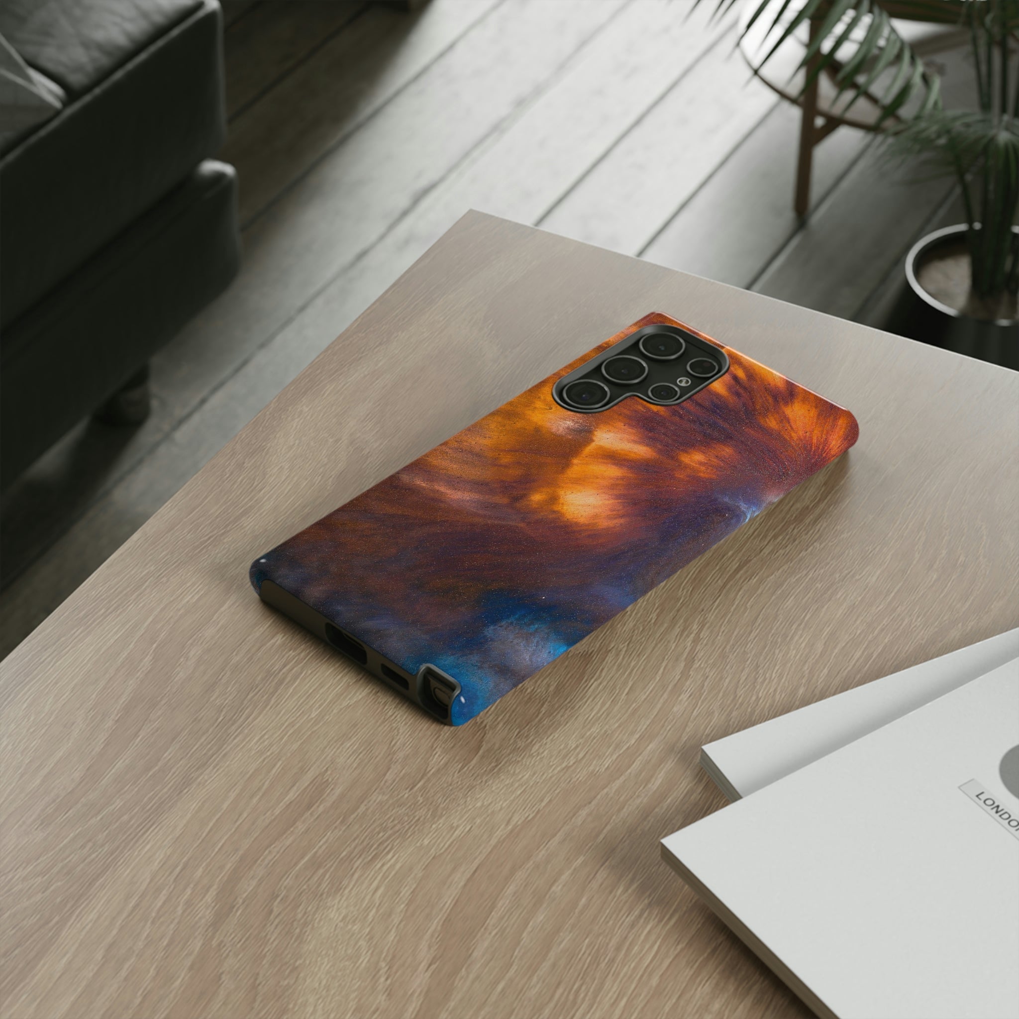 Solar Flare Ink Art Android Case (Protective) Phone Case